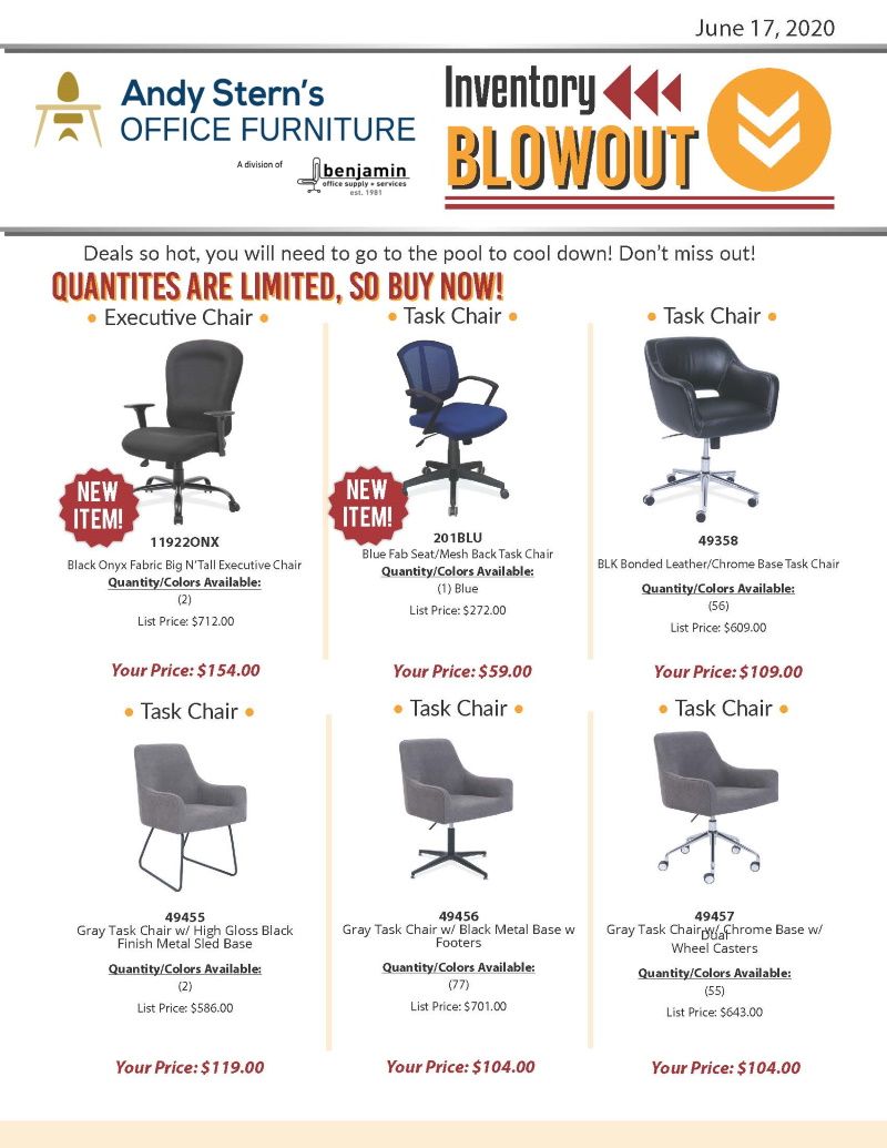 Andy Stern's Office Furniture