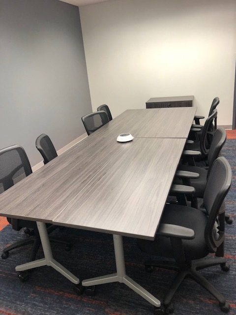 Conference Room for the Launch Workplace Project in Cleveland, Ohio Crocker Park