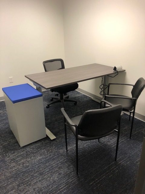 Private Office for the Launch Workplace Project in Cleveland, Ohio Crocker Park