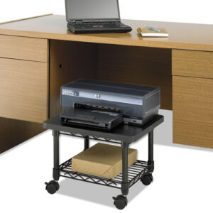 Underdesk printer stand