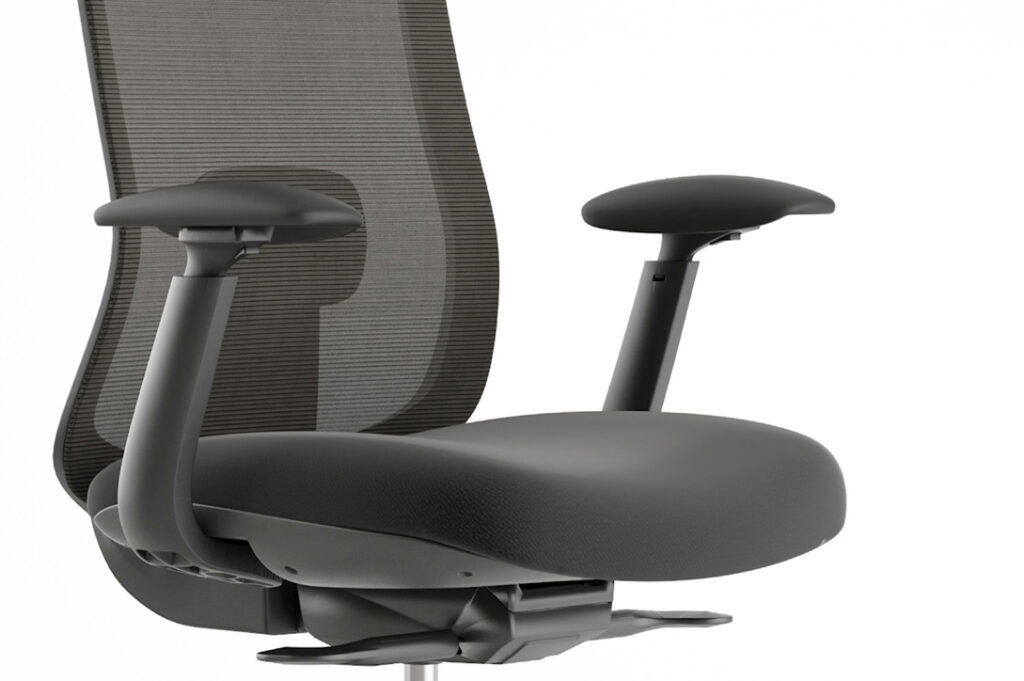 Close up view of the Flexy Ergonomic Chair by Eurotech